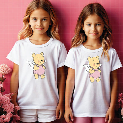 COD2456 - Baby Winnie the Pooh angels pack bundle, Disney clipart Svg, Png, Eps, Dxf, Jpeg, vector.