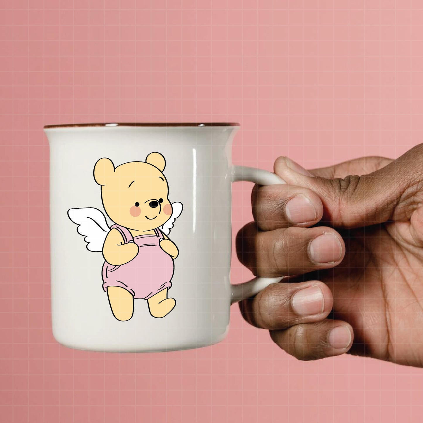 COD2456 - Baby Winnie the Pooh angels pack bundle, Disney clipart Svg, Png, Eps, Dxf, Jpeg, vector.