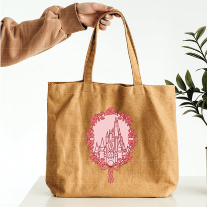 COD2509 - Disney Castle in frames pack bundle, Disneyland clipart Svg, Png, Eps, Dxf, Jpeg, vector.