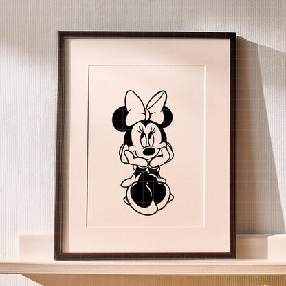 COD2517 - Minnie's world pack bundle, Disney Classics clipart Svg, Png, Eps, Dxf, Jpeg, vector.