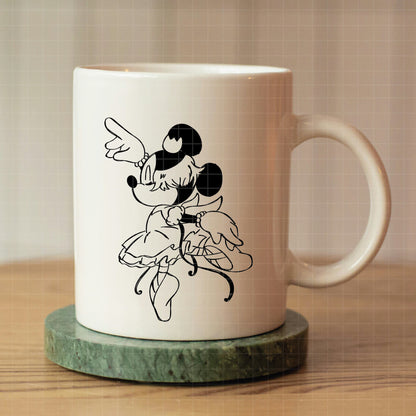 COD2517 - Minnie's world pack bundle, Disney Classics clipart Svg, Png, Eps, Dxf, Jpeg, vector.