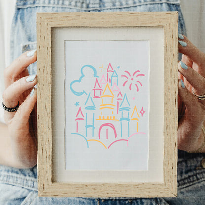 COD2526 - Disneyland trips pack bundle, Disney trips clipart Svg, Png, Eps, Dxf, Jpeg, vector.