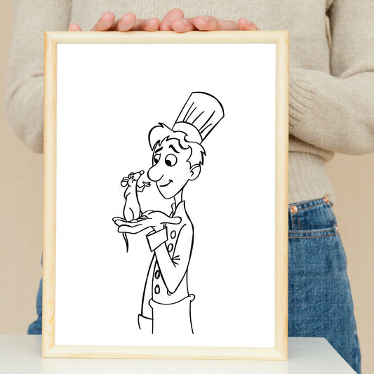 COD2534 - Ratatouille pack bundle, Disney pixar clipart Svg, Png, Eps, Dxf, Jpeg, vector.