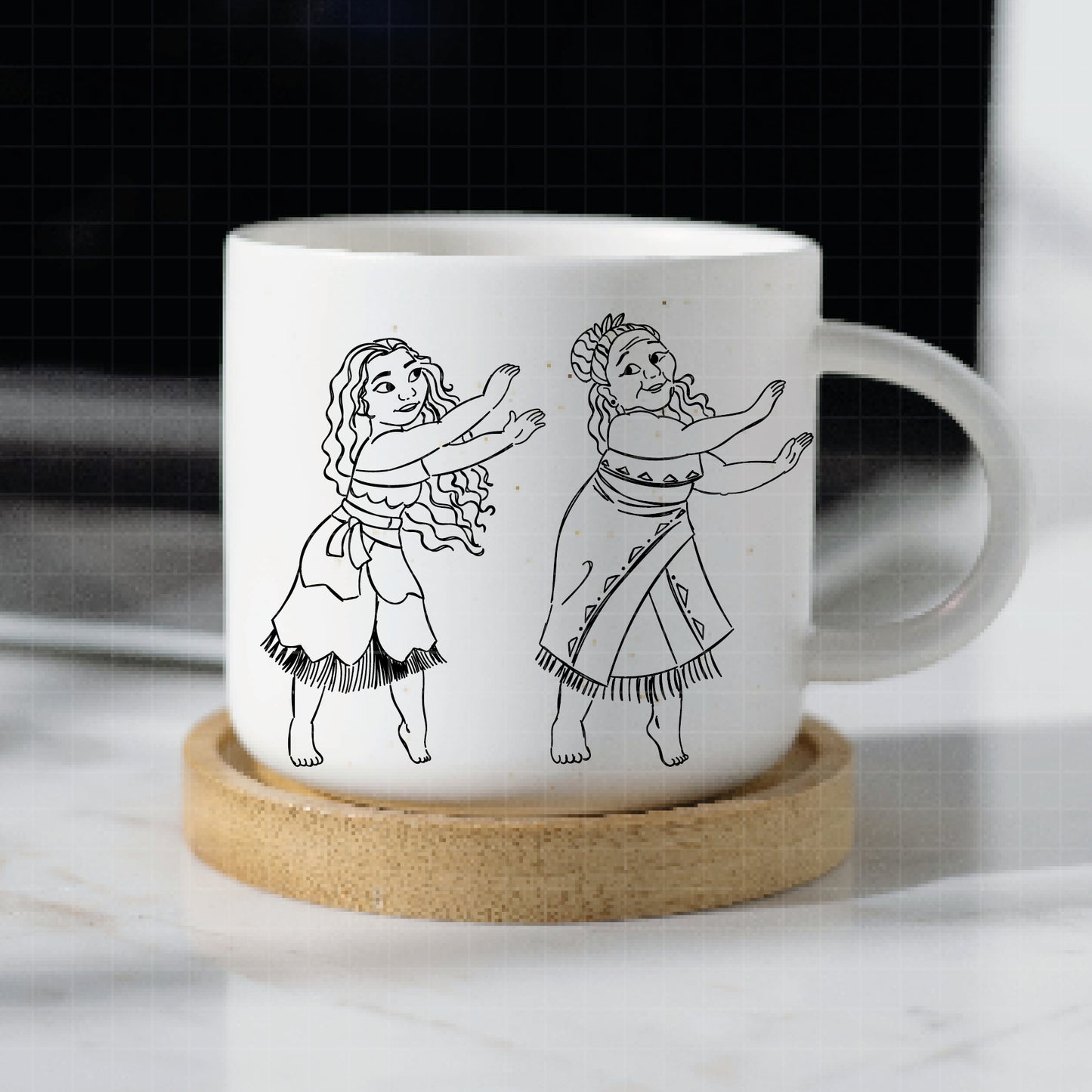 COD2541 - Moana pack bundle, Disney princess clipart Svg, Png, Eps, Dxf, Jpeg, vector.