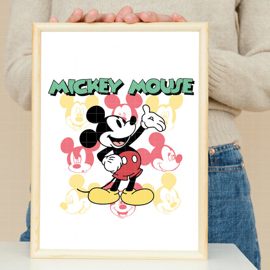 COD2550 - Mickey dtf full color pack bundle, Disney clipart Svg, Png, Eps, Dxf, Jpeg, vector.