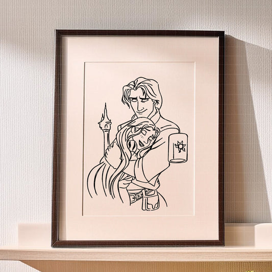 COD2744 - Tangled pack bundle, Disney princess clipart Svg, Png, Eps, Dxf, Jpeg, vector.