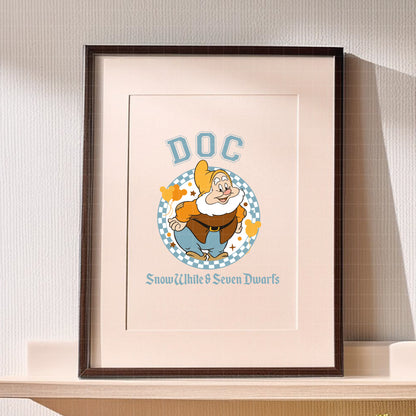 COD3198 - The seven dwarfs at Snow White pack bundle, Disney clipart Svg, Png, Eps, Dxf, Jpeg, vector.