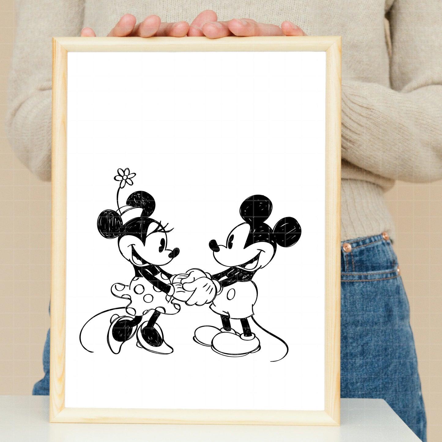 COD3347 - Mickey & Minnie loving pack bundle, Disney Valentine's day clipart Svg, Png, Eps, Dxf, Jpeg, vector.