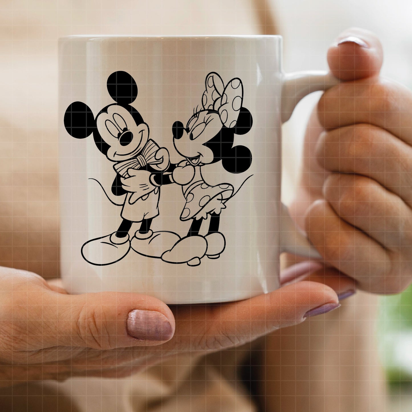 COD3347 - Mickey & Minnie loving pack bundle, Disney Valentine's day clipart Svg, Png, Eps, Dxf, Jpeg, vector.