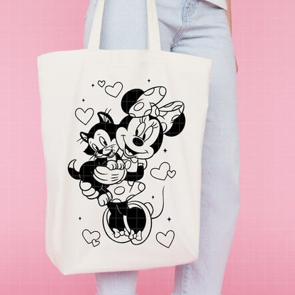 COD3363 - Minnie's world pack bundle, Disney Classics clipart Svg, Png, Eps, Dxf, Jpeg, vector.