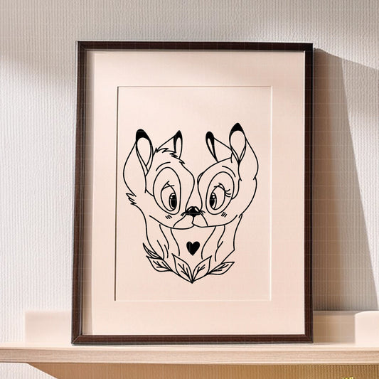 COD3492 - Bambi bundle, Disney clipart Svg, Png, Eps, Dxf, Jpeg, vector.