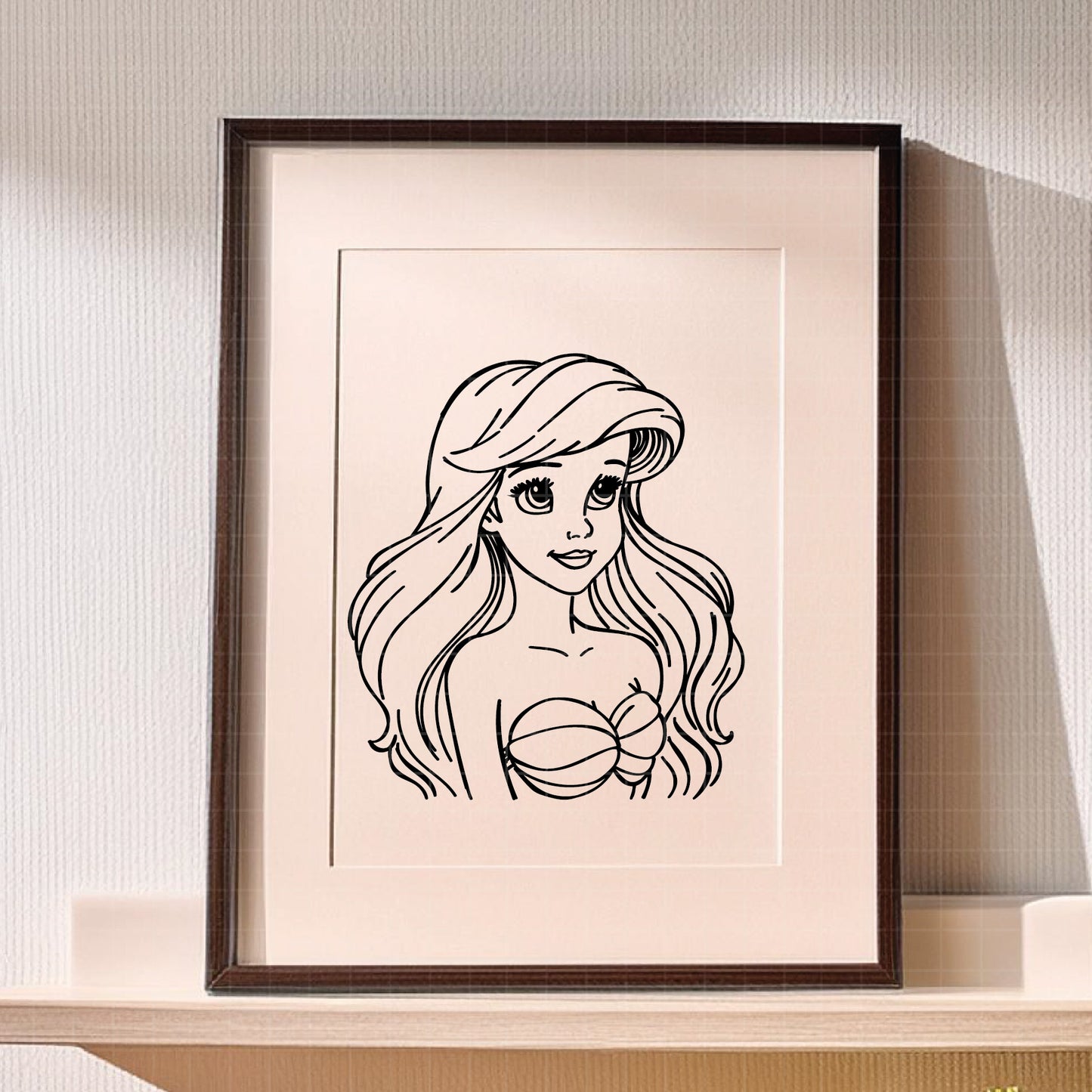 COD3499 - The Little mermaid pack bundle, Disney Princess Ariel Svg, Png, Eps, Dxf, Jpeg, vector.