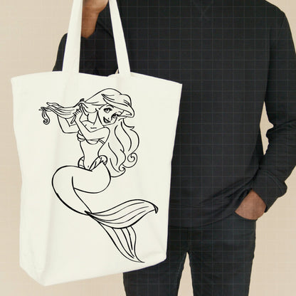 COD3499 - The Little mermaid pack bundle, Disney Princess Ariel Svg, Png, Eps, Dxf, Jpeg, vector.