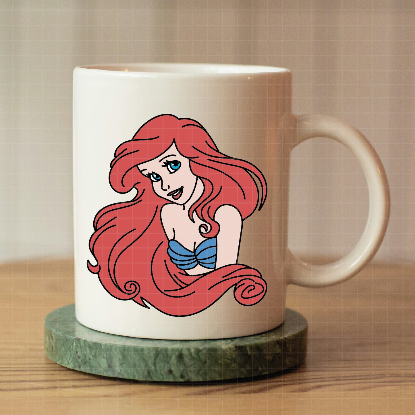 COD3504 - The Little mermaid pack bundle, Disney Princess Ariel Svg, Png, Eps, Dxf, Jpeg, vector.