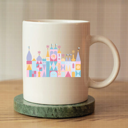 COD3508 - Disney Castle It's a Small World pack bundle, Disneyland clipart Svg, Png, Eps, Dxf, Jpeg, vector.