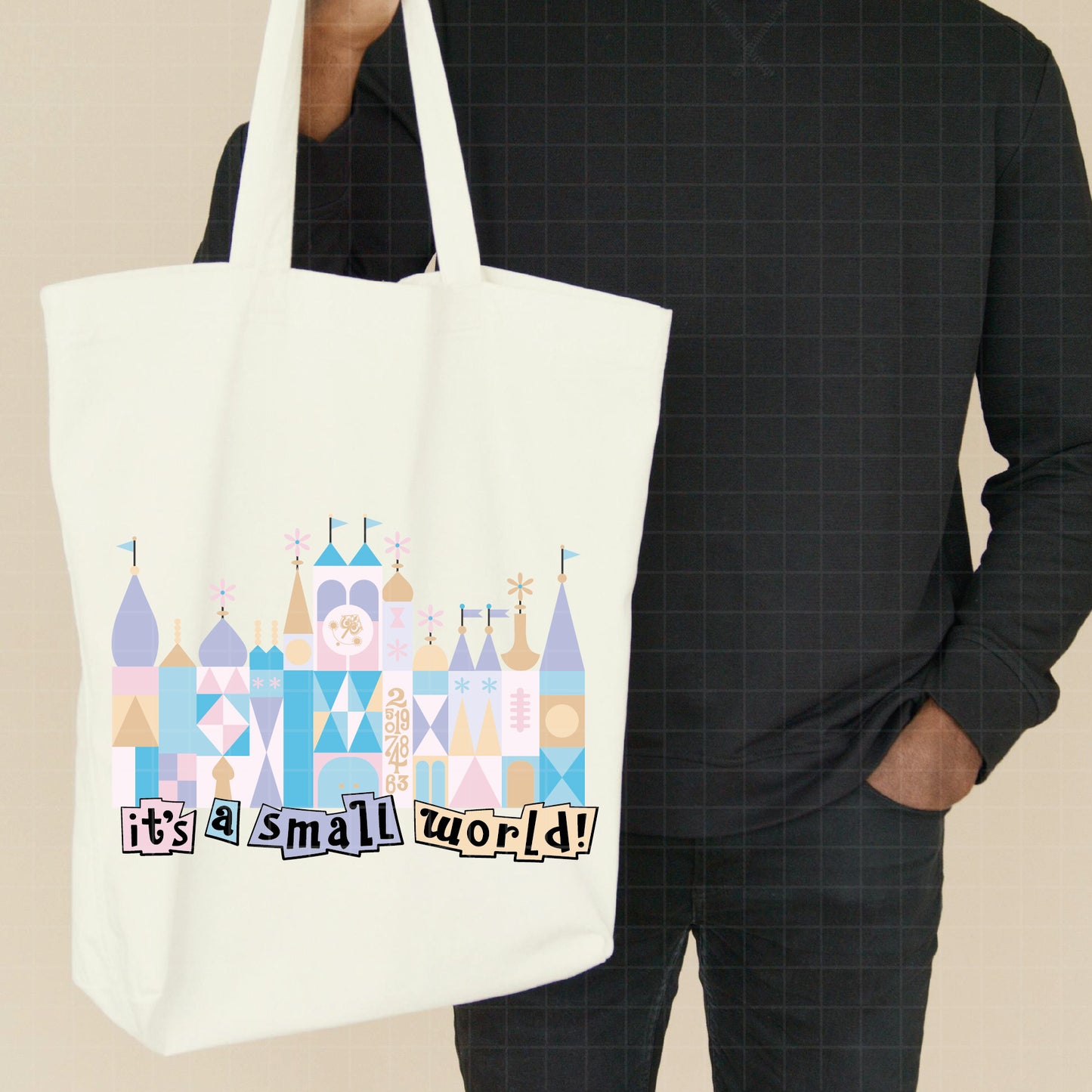 COD3508 - Disney Castle It's a Small World pack bundle, Disneyland clipart Svg, Png, Eps, Dxf, Jpeg, vector.