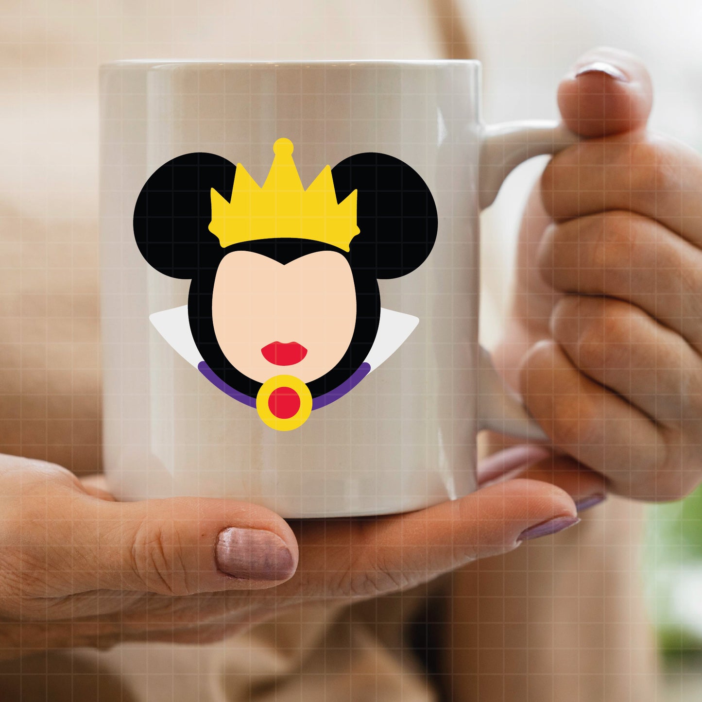 COD3524 - Snow White's mouse head pack bundle, Disney clipart Svg, Png, Eps, Dxf, Jpeg, vector.