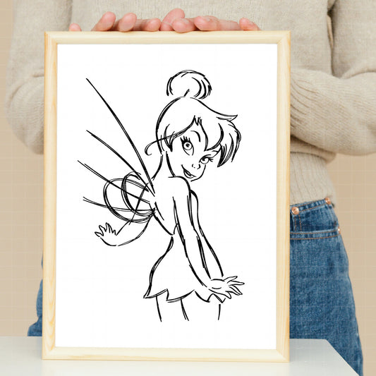 COD3542 - Tinker Bell pack bundle, Disney clipart Svg, Png, Eps, Dxf, Jpeg, vector.