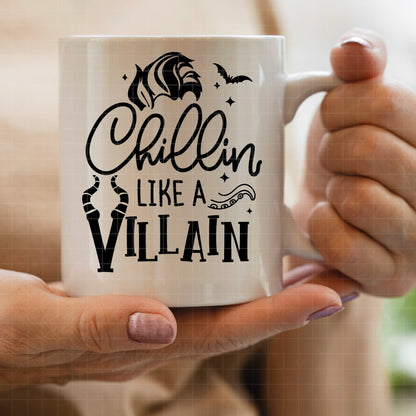 COD3563 - Disney Villains pack bundle, Disney villains clipart Svg, Png, Eps, Dxf, Jpeg, vector.