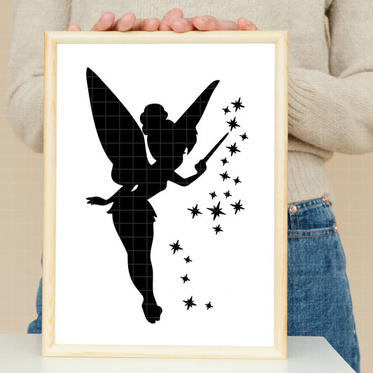 COD3613 - Tinker Bell pack bundle, Disney clipart Svg, Png, Eps, Dxf, Jpeg, vector.