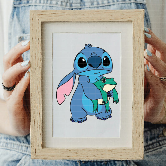 COD3615 - Stitch clipart pack bundle, Disney cliparts Svg, Png, Eps, Dxf, Jpeg, vector.