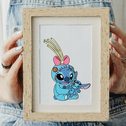 COD3616 - Stitch clipart pack bundle, Disney cliparts Svg, Png, Eps, Dxf, Jpeg, vector.