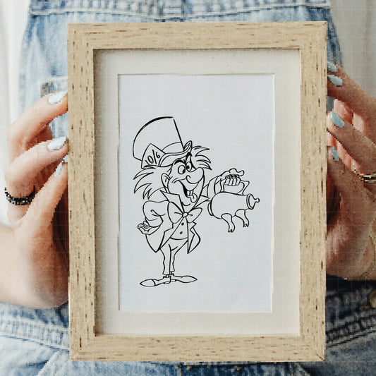 COD3617 - Alice in wonderland & characters pack bundle, Disney clipart Svg, Png, Eps, Dxf, Jpeg, vector.