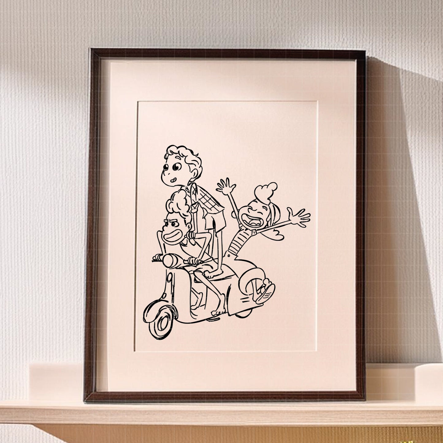 COD3620 - Luca, Giulia and Alberto pack bundle, Disney clipart Svg, Png, Eps, Dxf, Jpeg, vector.