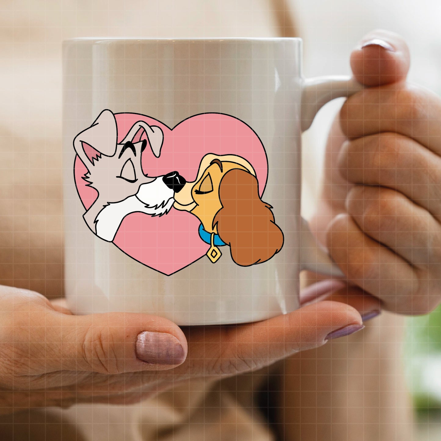 COD3724 - Lady and the Tramp pack bundle, Disney clipart Svg, Png, Eps, Dxf, Jpeg, vector.