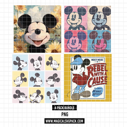 COD3725 - Mickey pack bundle, Disney clipart PNG.
