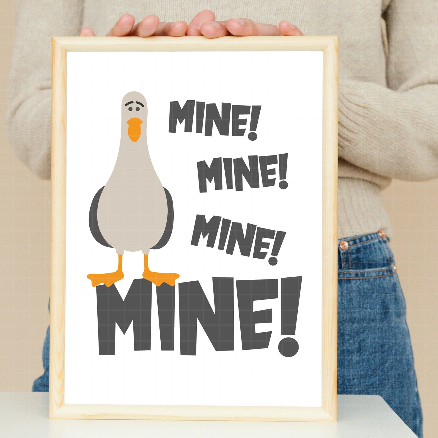 COD3727 - Seagulls from Finding Nemo pack bundle, Disney pixar clipart Svg, Png, Eps, Dxf, Jpeg, vector.
