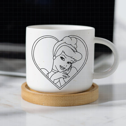 COD3851 - Cinderella bundle, Disney princess clipart Svg, Png, Eps, Dxf, Jpeg, vector.