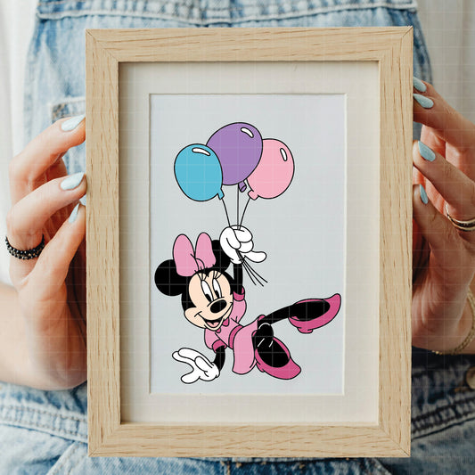 COD3854 - Minnie & Daisy pack bundle, Disney Classics clipart Svg, Png, Eps, Dxf, Jpeg, vector.