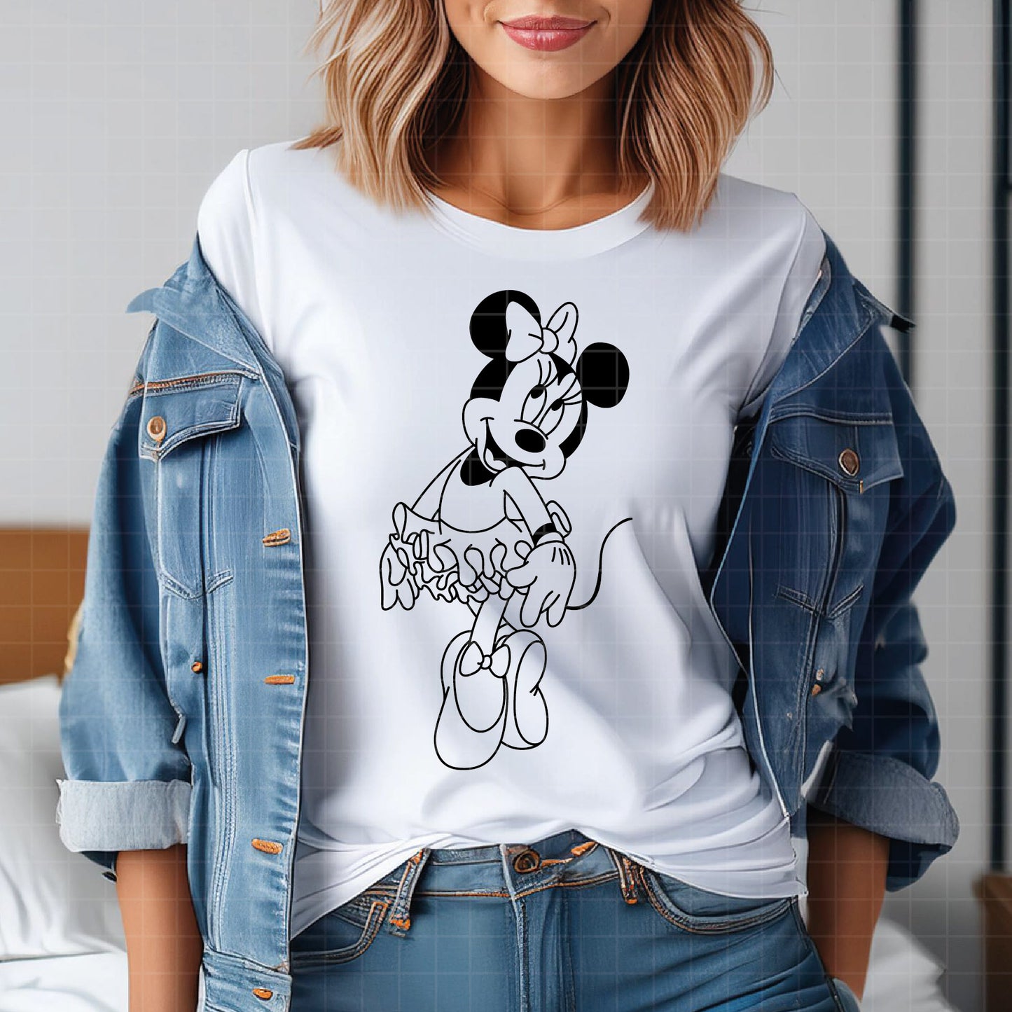 COD3861 - Minnie ballerina pack bundle, Disney Classics clipart Svg, Png, Eps, Dxf, Jpeg, vector.