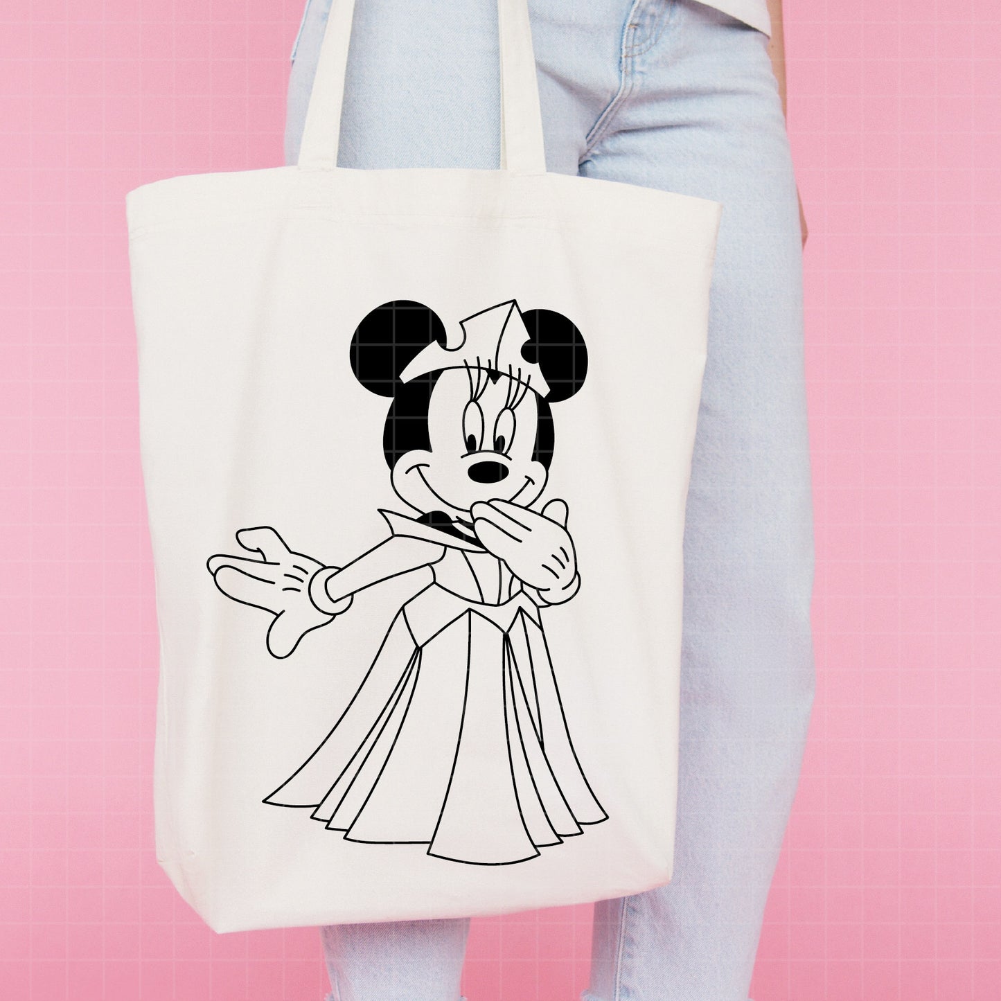 COD3862 - Minnie Princess mode pack bundle, Disney Classics clipart Svg, Png, Eps, Dxf, Jpeg, vector.