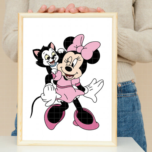 COD3865 - Minnie's world pack bundle, Disney Classics clipart Svg, Png, Eps, Dxf, Jpeg, vector.