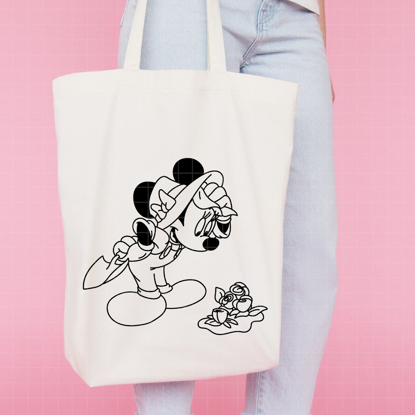 COD3866 - Mickey & Minnie gardeners pack bundle, Disney classics clipart Svg, Png, Eps, Dxf, Jpeg, vector.