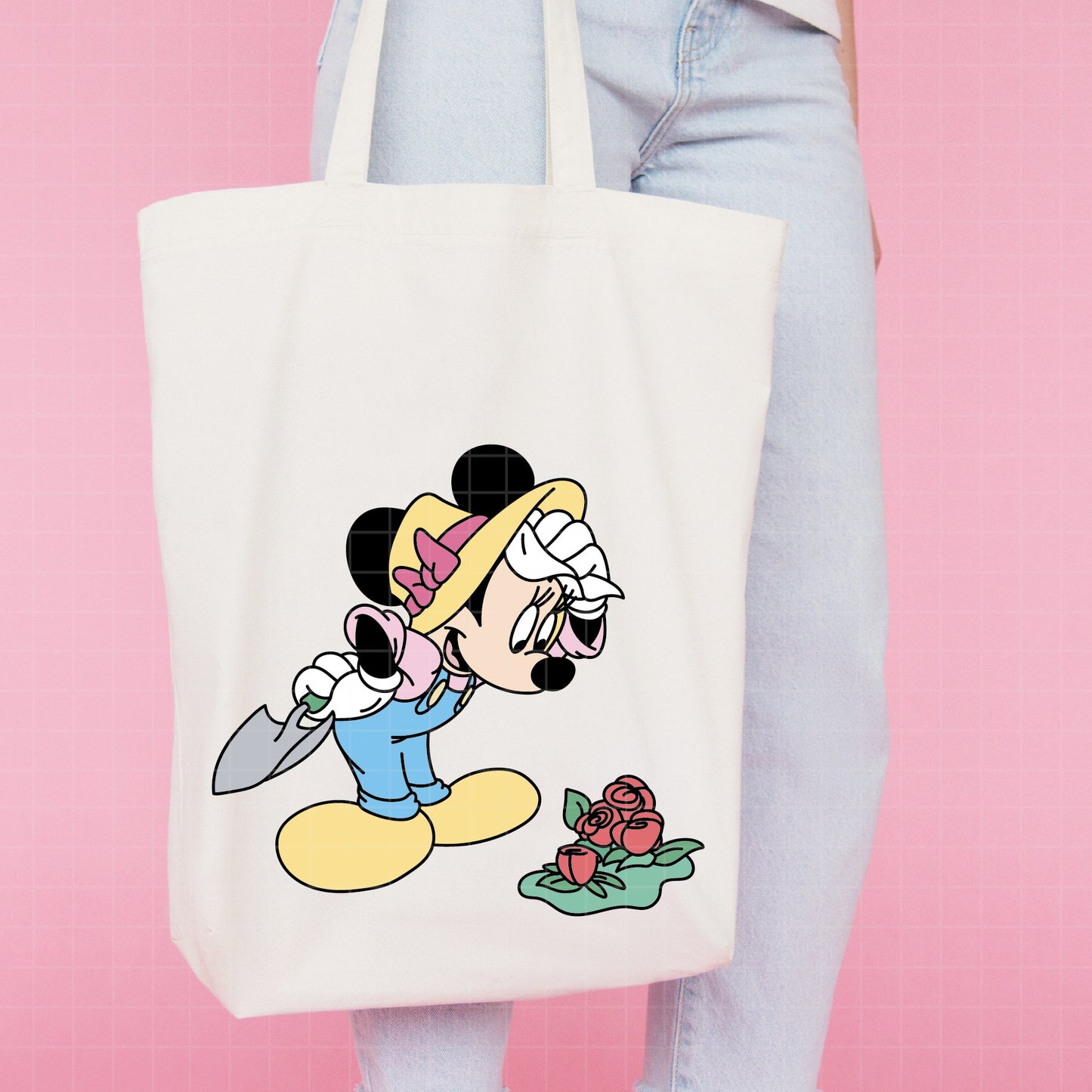 COD3867 - Mickey & Minnie gardeners pack bundle, Disney classics clipart Svg, Png, Eps, Dxf, Jpeg, vector.