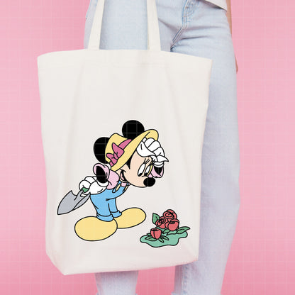 COD3867 - Mickey & Minnie gardeners pack bundle, Disney classics clipart Svg, Png, Eps, Dxf, Jpeg, vector.