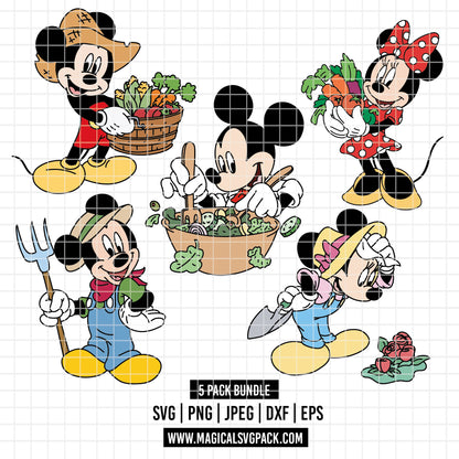 COD3867 - Mickey pack bundle, Disney clipart Svg, Png, Eps, Dxf, Jpeg, vector.