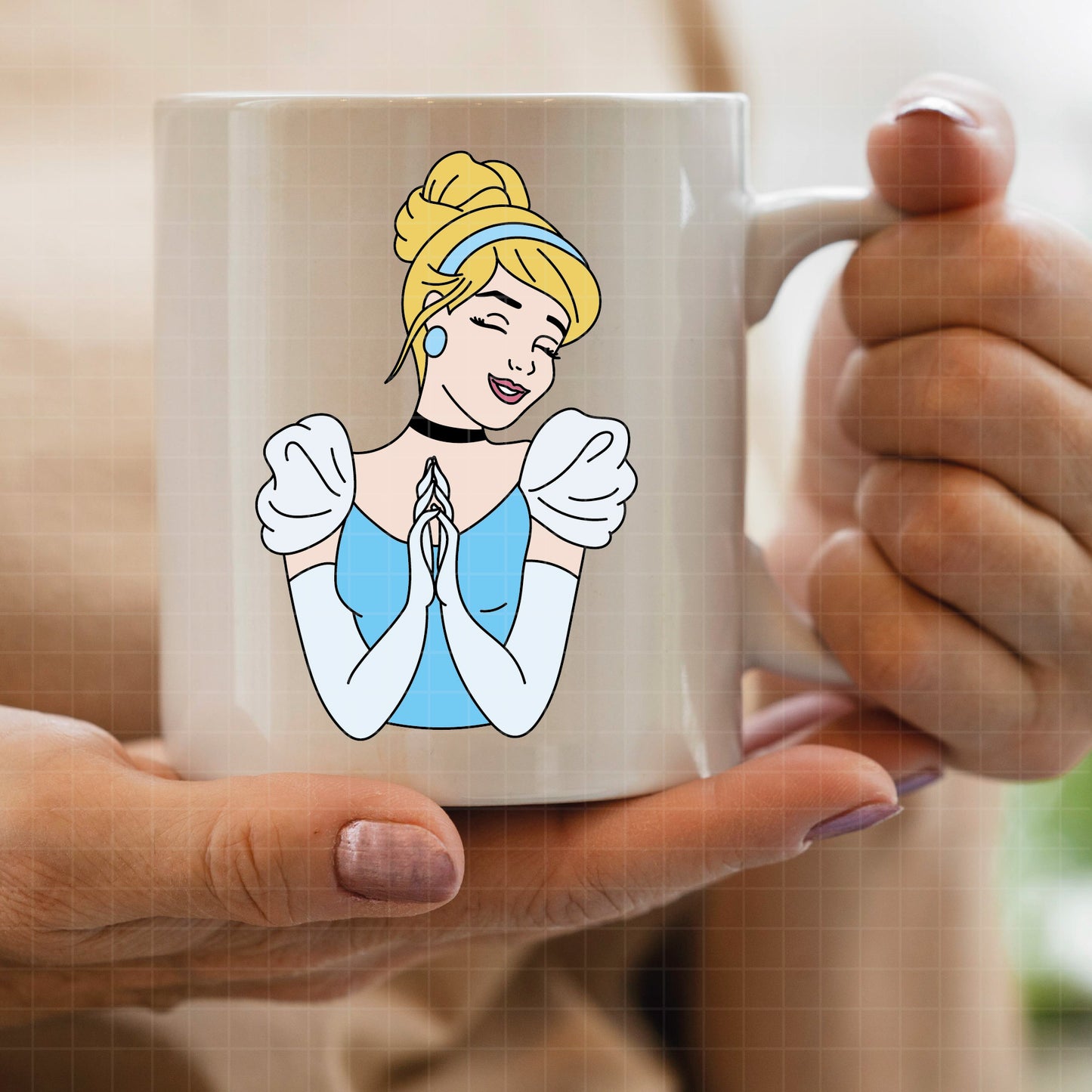 COD3869 - Cinderella characters bundle, Disney princess clipart Svg, Png, Eps, Dxf, Jpeg, vector.