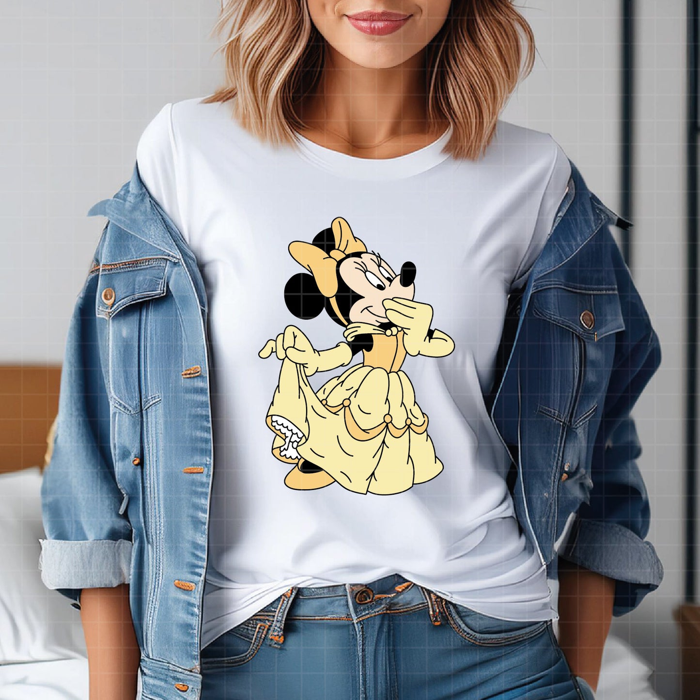 COD3873 - Minnie Princess mode pack bundle, Disney Classics clipart Svg, Png, Eps, Dxf, Jpeg, vector.