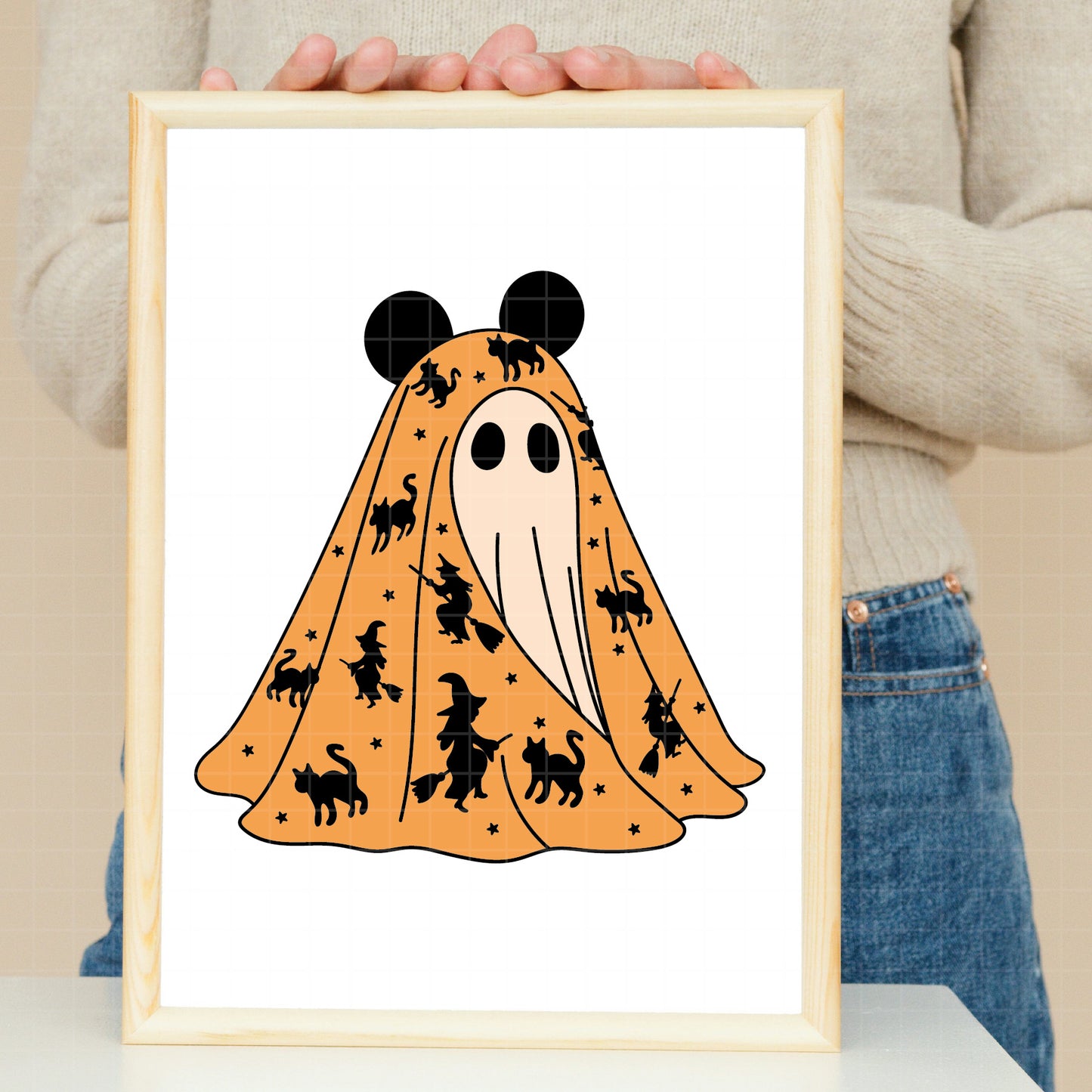COD3888 - Mickey Happy Halloween pack bundle, Disney Halloween clipart Svg, Png, Eps, Dxf, Jpeg, vector.