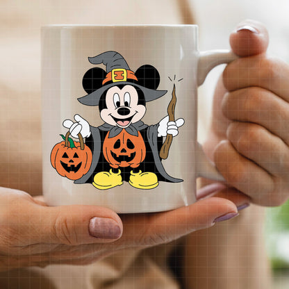 COD3888 - Mickey Happy Halloween pack bundle, Disney Halloween clipart Svg, Png, Eps, Dxf, Jpeg, vector.