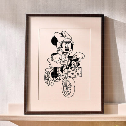 COD4115 - Minnie's world pack bundle, Disney Classics clipart Svg, Png, Eps, Dxf, Jpeg, vector.