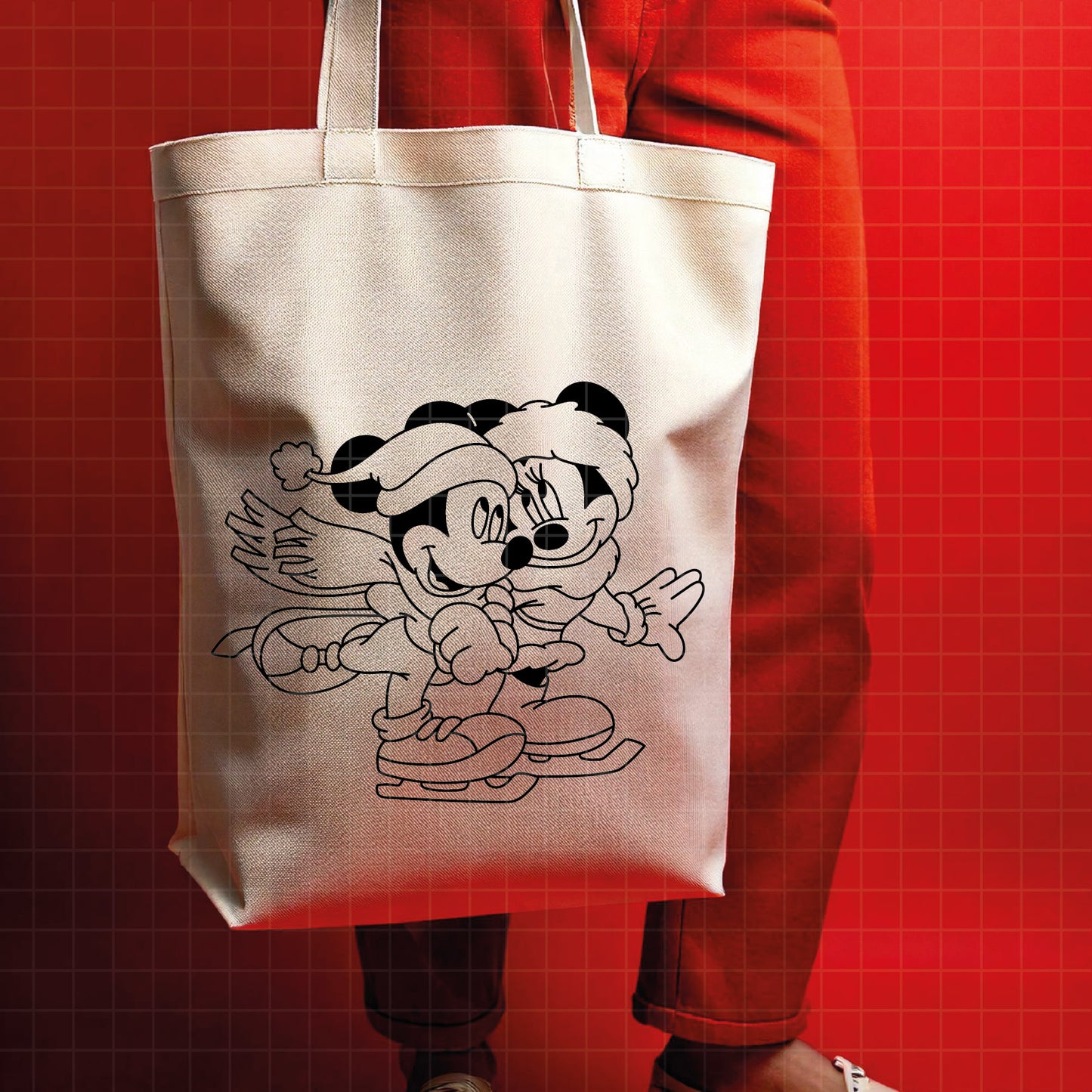 COD4122 - Christmas Mickey & Minnie bundle, Disney Christmas clipart Svg, Png, Eps, Dxf, Jpeg, vector.