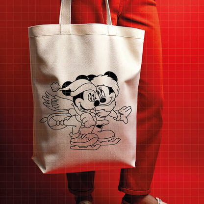 COD4122 - Christmas Mickey & Minnie bundle, Disney Christmas clipart Svg, Png, Eps, Dxf, Jpeg, vector.
