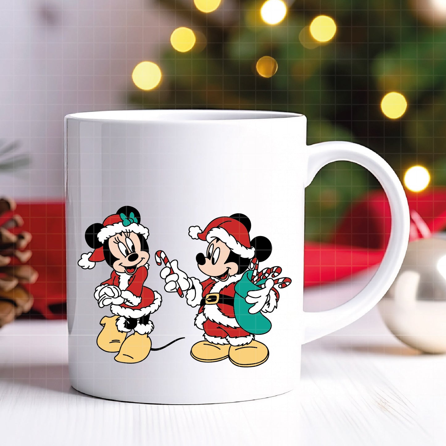 COD4183 - Christmas Mickey & Minnie bundle, Disney Christmas clipart Svg, Png, Eps, Dxf, Jpeg, vector.