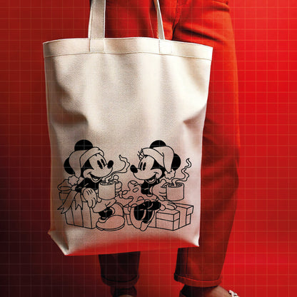 COD4186 - Christmas Mickey & Minnie bundle, Disney Christmas clipart Svg, Png, Eps, Dxf, Jpeg, vector.