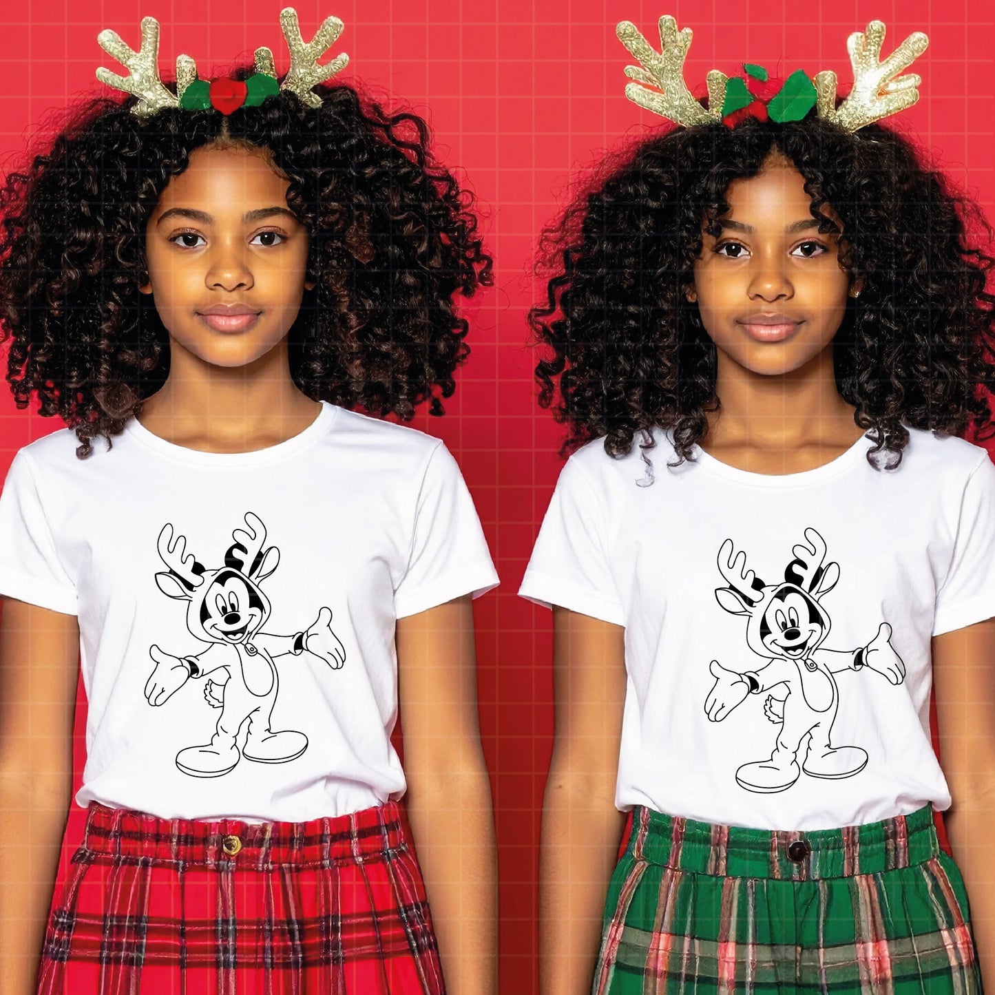 COD4186 - Christmas Mickey & Minnie bundle, Disney Christmas clipart Svg, Png, Eps, Dxf, Jpeg, vector.